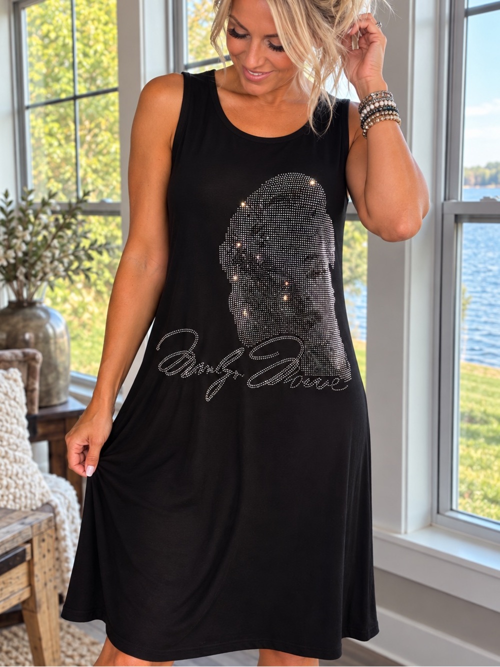 ✨ SHINY Marilyn Monroe Rhinestone Dress ✨